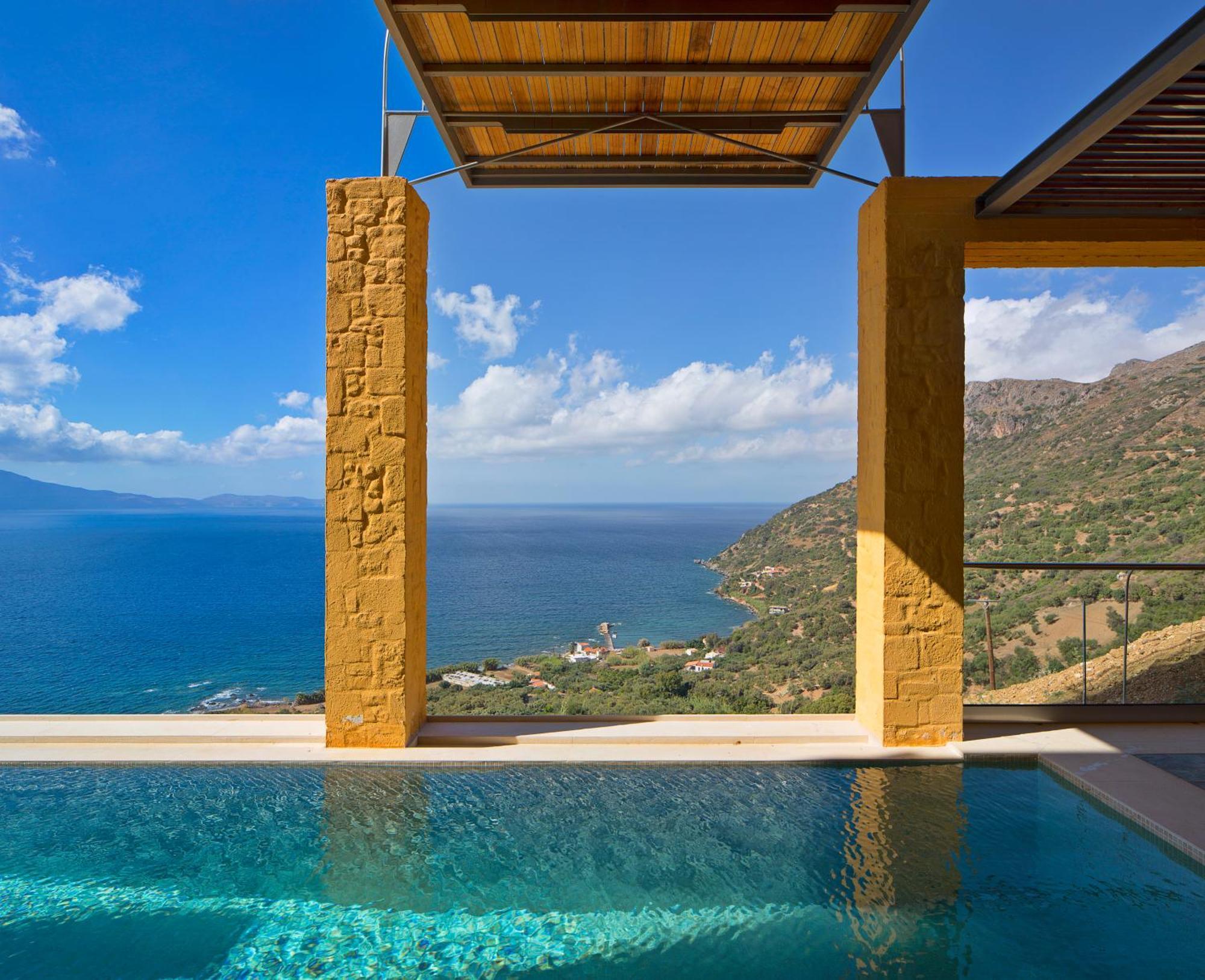 Beachfront Ravdoucha Epavlis Eleni Villa - Pool, Hot Tub, Gym, Sauna, Private Parking, Wifi Ханя Екстериор снимка