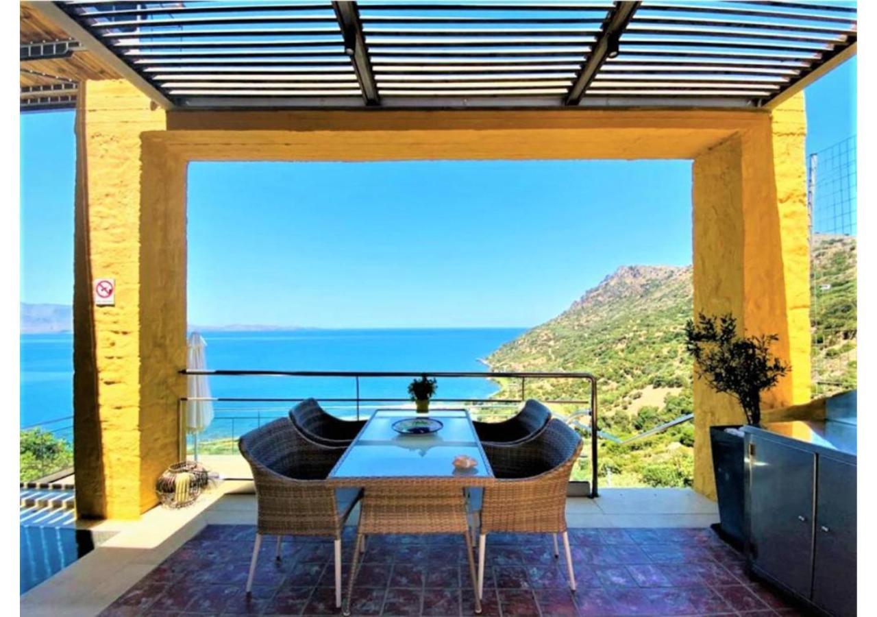 Beachfront Ravdoucha Epavlis Eleni Villa - Pool, Hot Tub, Gym, Sauna, Private Parking, Wifi Ханя Екстериор снимка
