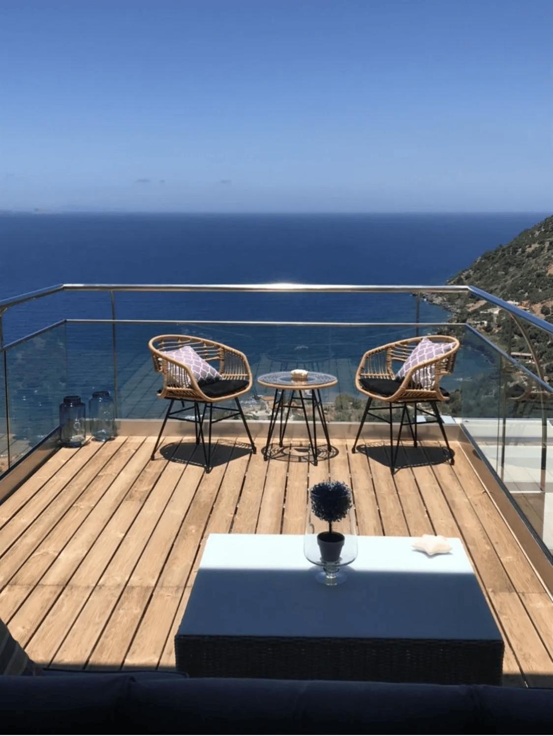 Beachfront Ravdoucha Epavlis Eleni Villa - Pool, Hot Tub, Gym, Sauna, Private Parking, Wifi Ханя Екстериор снимка